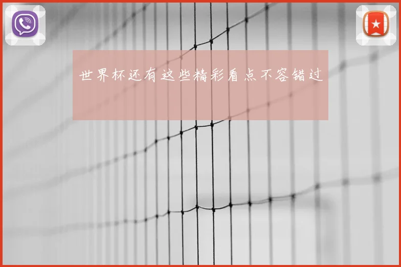 世界杯还有这些精彩看点不容错过